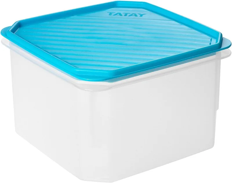 Tatay ▫️ Tupper Hermético Top Flex 18,5 x 18,5 x 12,2 cm, de plástico sem BPA