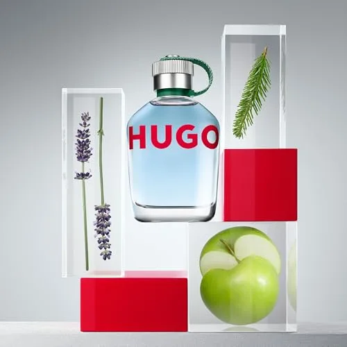 HUGO BOSS ▫️ HUGO Man Eau de Toilette para homem | Fragrância masculina aromática e frutada com notas de maçã verde 4
