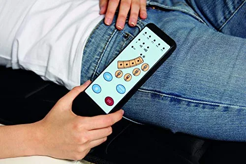 Jocca ▫️ Colchão de massagem com 10 motores, 4 zonas de massagem, terapia de calor, 5 modos, intensidade ajustável, 174 x 60 cm 5