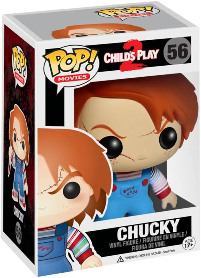 Funko ▫️ Pop! Movies : Chucky - Figura de Vinil Colecionável - Ideia para Prenda - Mercadoria Oficial - Brinquedos para Crianças e Adultos - Fãs de Filmes - Bonecas Coleccionáveis e Exposição