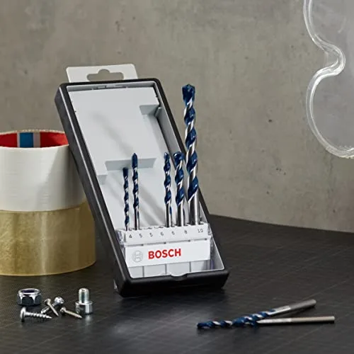 Bosch Accessories ▫️ Conjunto Bosch Professional Robust Line com 7 brocas CYL-5 para betão e granito (acessórios para martelo perfurador), Ø 4-10 mm 7