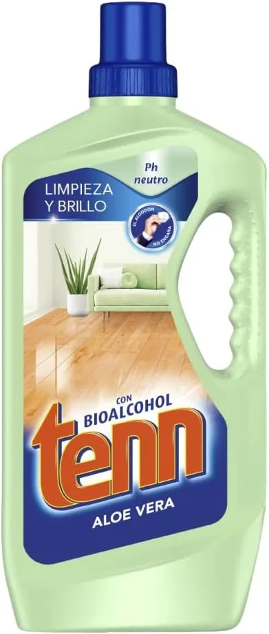 Tenn ▫️ Limpador de Pisos Premium para Pisos Delicados com Aloe Vera - Limpador de Pisos com Fórmula de pH Neutro, 1,3 L - ideal para parquet, mármore, cerâmica, grés e terraço