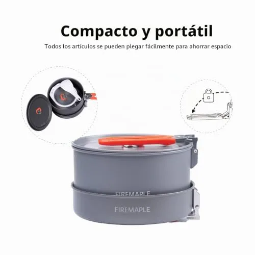 Fire-Maple ▫️ Feast 2 - Conjunto de utensílios de cozinha para acampamento 6
