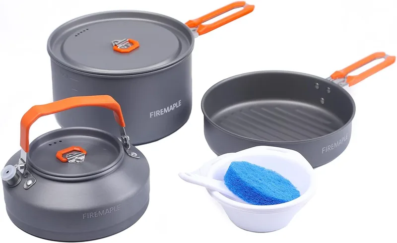 Fire-Maple ▫️ Feast 2 - Conjunto de utensílios de cozinha para acampamento