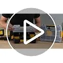 STANLEY ▫️ STST1-71197 Organizador Duplo, Preto/Branco/Amarelo 3