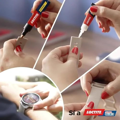 Loctite ▫️ Super Glue-3 Plásticos, Cola Instantânea Transparente, 2 g/4 ml 5