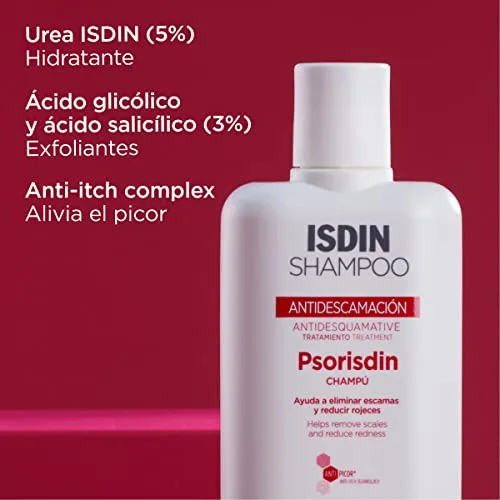 ISDIN ▫️ Psorisdin Champô Antidescamante que Ajuda a Aliviar a Comichão - 200 ml 6