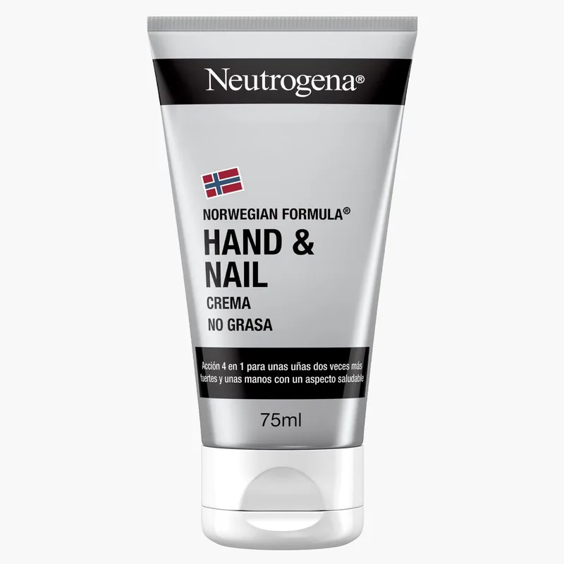 Neutrogena ▫️ Norwegian Formula Hand & Nail Hand & Nail Cream (1 x 75 ml), creme reparador para as mãos com pantenol, creme para amaciar as cutículas e fortalecer as unhas.