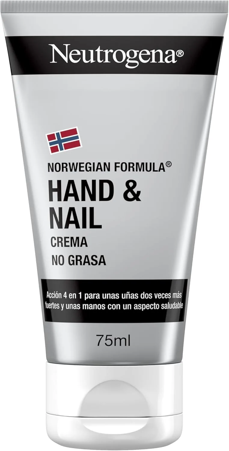 Neutrogena ▫️ Fórmula Norueguesa Hand & Nail - Creme para as Mãos e Unhas (1 x 75 ml), creme reparador para as mãos com pantenol, creme para suavizar as cutículas e fortalecer as unhas