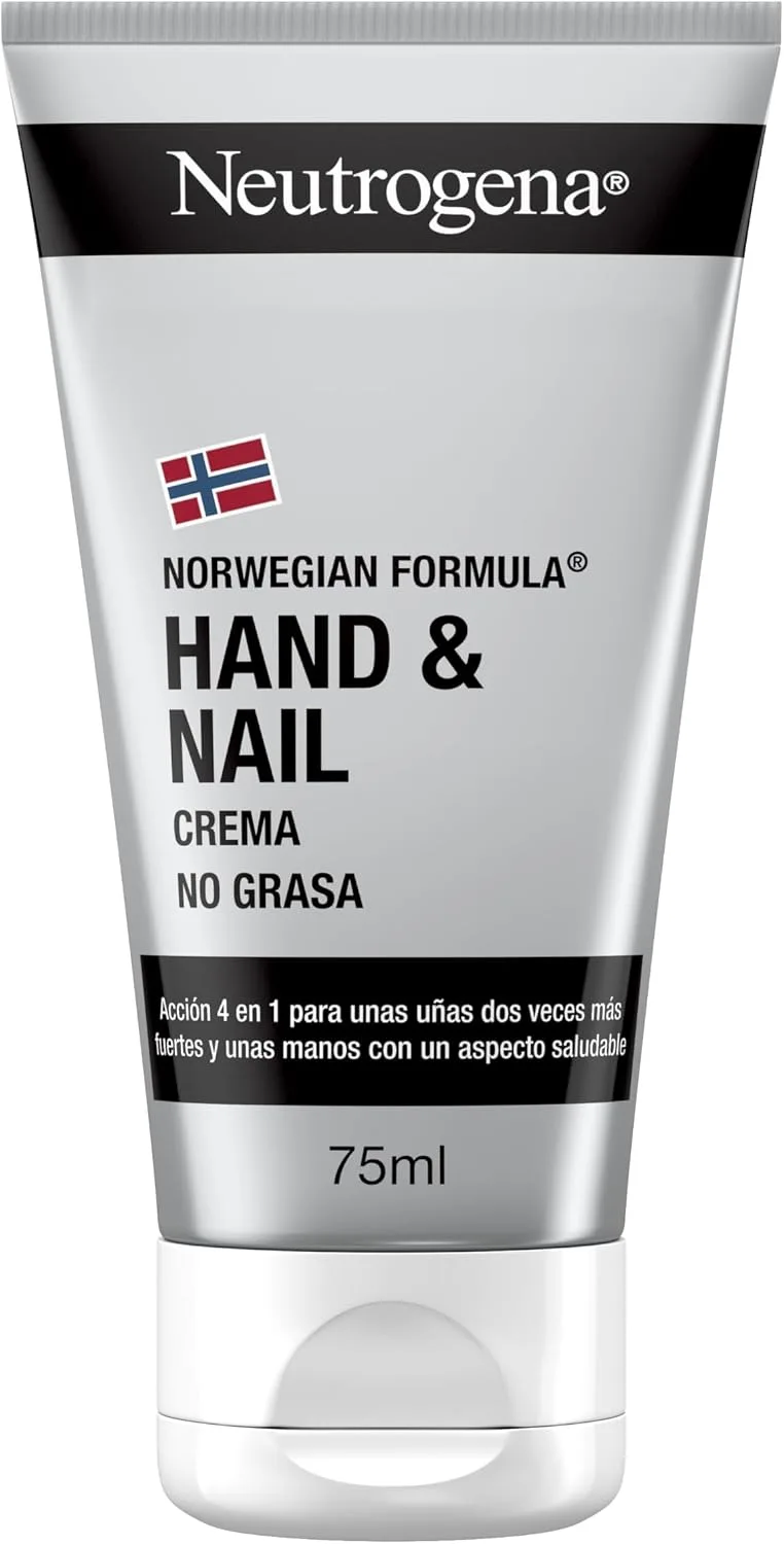 Neutrogena ▫️ Fórmula Norueguesa Hand & Nail Creme para as Mãos e Unhas (1 x 75 ml), creme reparador para as mãos com pantenol, creme para suavizar as cutículas e fortalecer as unhas