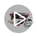 Bestron ▫️ Mini Raclette para 1 ou 2 pessoas, antiaderente, 350 W, vermelho/preto 3