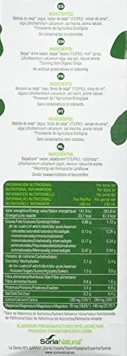 Soria Natural ▫️ Bebida de Soja Biológica, 3 x 1 litro 2