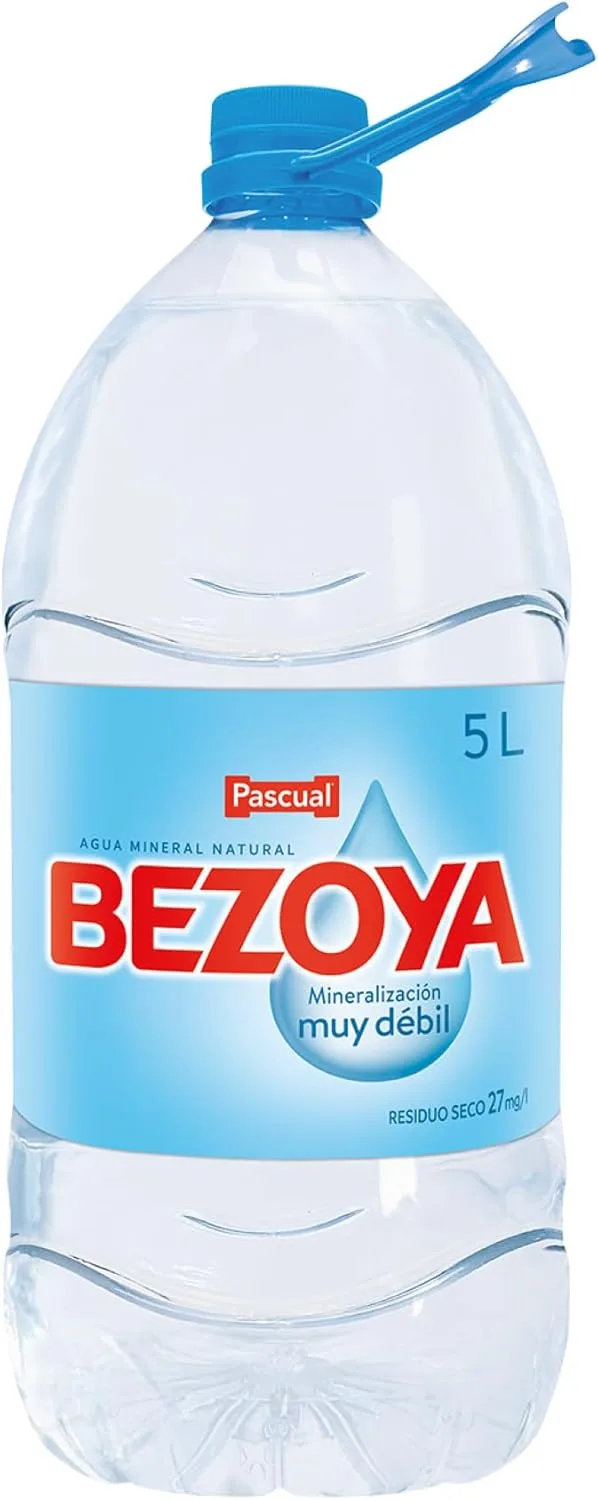 Pascual ▫️ Bezoya - Água mineral - Água muito fracamente mineralizada - Decanter de 5 L