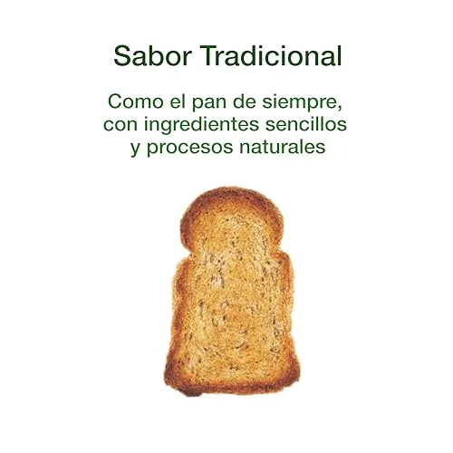 SANTIVERI ▫️ Dextrina – Tostas de pão 100% integral, ricas em fibra, sem açúcares adicionados, veganas – 300 g (linho) 6