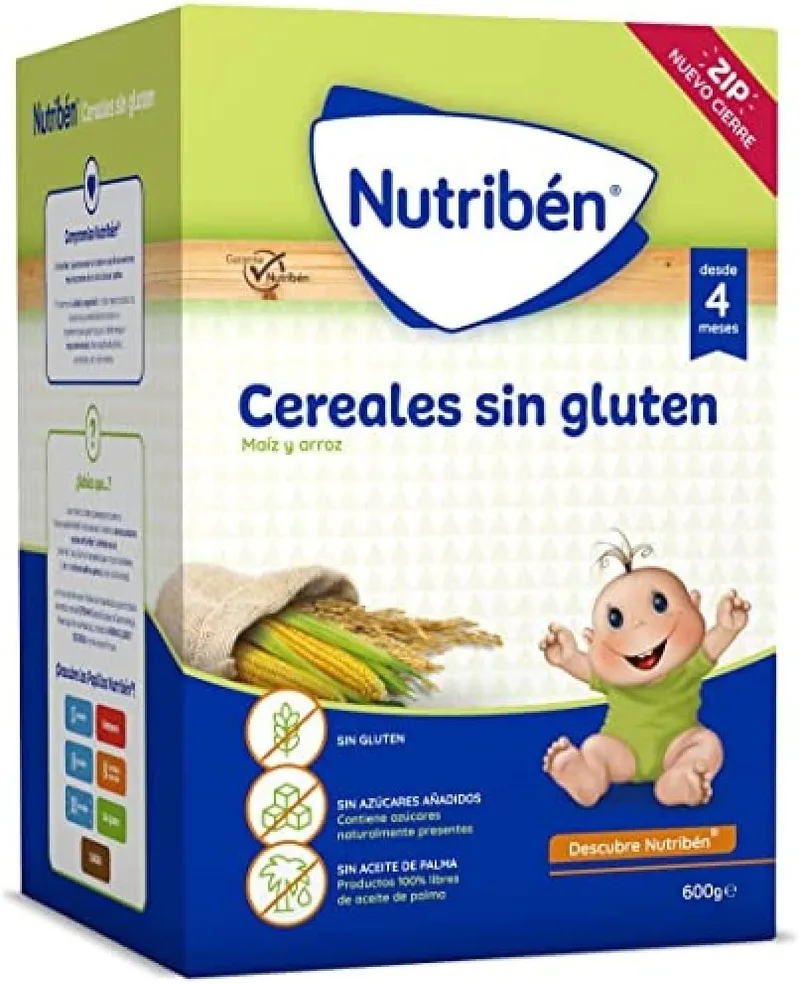 Nutribén ▫️ Papinha de Cereais sem Glúten, 600 g