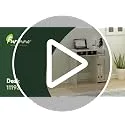 Furinno ▫️ Mesa Go Green, faia, preto/cinzento, tamanho único 7