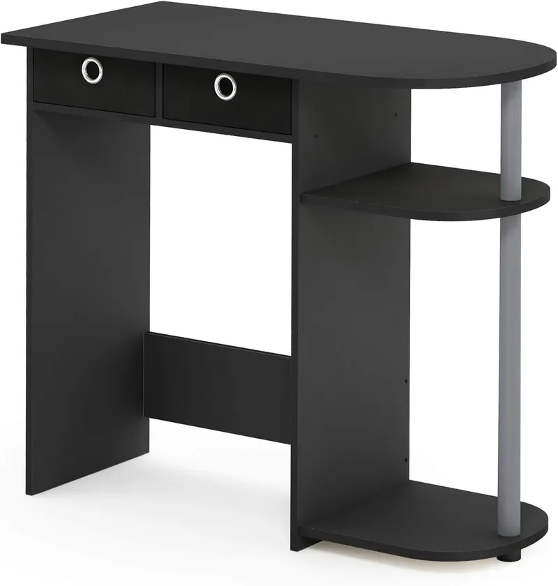 Furinno ▫️ Mesa Go Green, faia, preto/cinzento, tamanho único