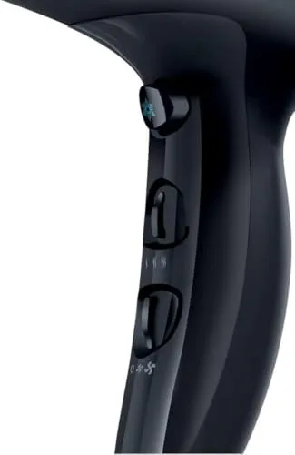 Remington ▫️ Secador de cabelo Pro-Air - Iónico, 2200 W, bocal concentrador, 3 níveis de temperatura, 2 velocidades, grelha de cerâmica, gancho para pendurar, grelha traseira amovível - D5210 3
