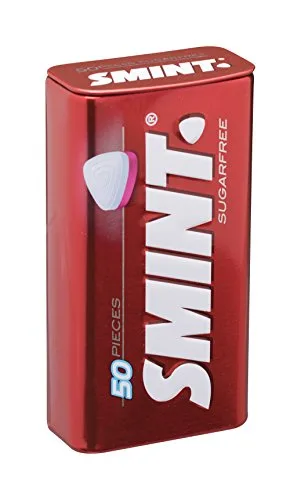 Smint ▫️ Tin Morango, Caramelo Comprimido Sem Açúcar - 12 unidades de 35 g (Total: 420 g) 6