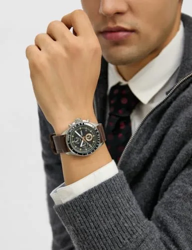 Fossil ▫️ Relógio para homem Decker, movimento cronógrafo de quartzo 2