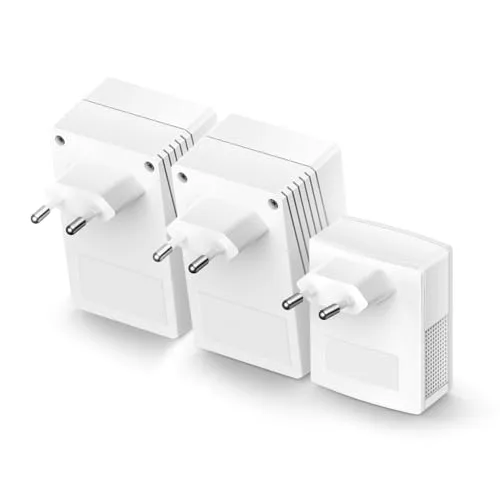 TP-Link ▫️ TL-WPA4220 TKIT - Adaptador Powerline AV600, Kit PLC Wi-Fi de 300 Mbps 2