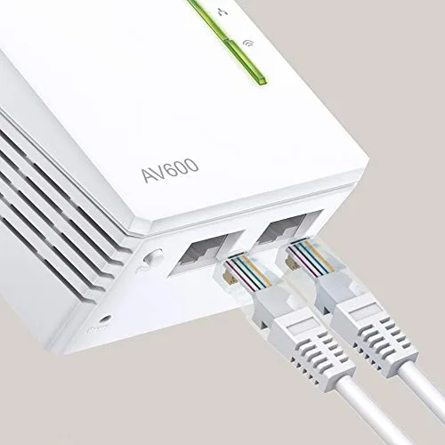 TP-Link ▫️ TL-WPA4220 TKIT - Adaptador Powerline AV600, Kit PLC Wi-Fi de 300 Mbps 5