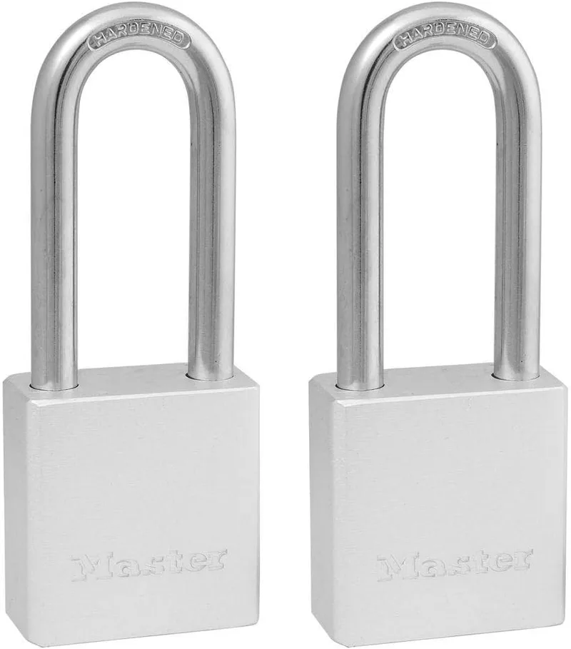 Master Lock ▫️ Cadeado 570TLHHC 570TLH, prateado, embalagem de 2