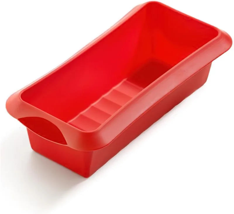 Lékué ▫️ Forma retangular, silicone platina Vermelho, 24 cm