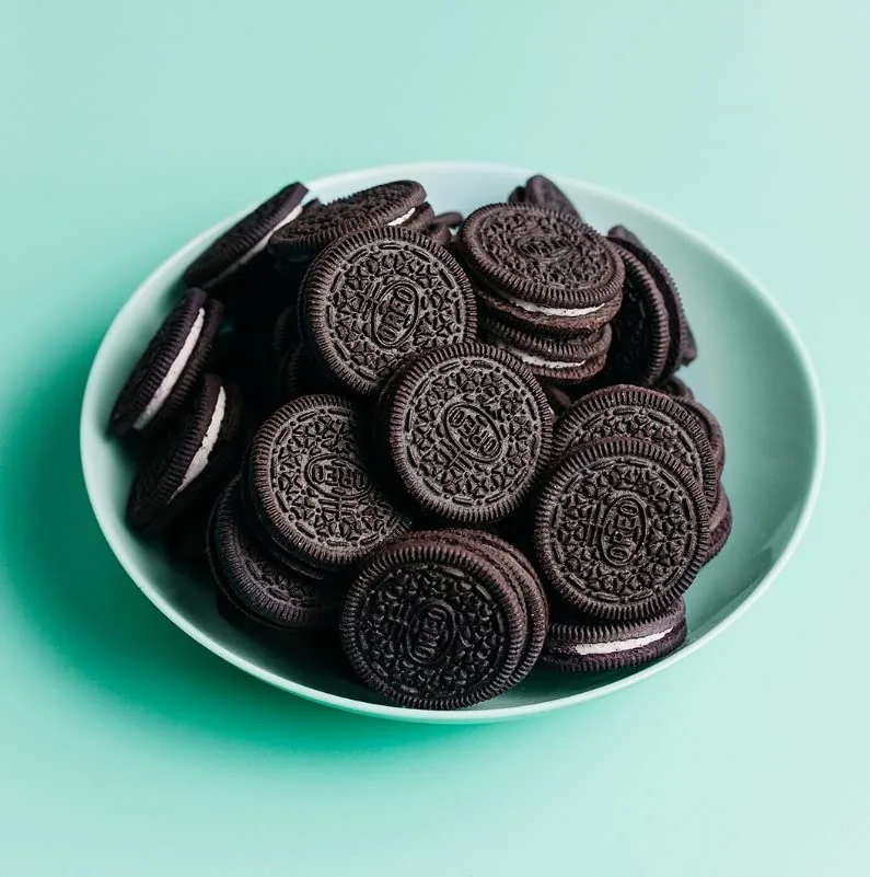 Oreo ▫️ Original com sabor a baunilha, bolachas recheadas, 14 bolachas, 154 g 6
