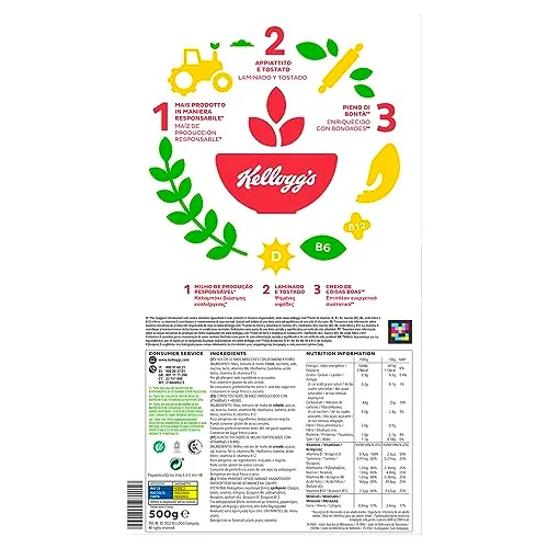 Kellogg's ▫️ Corn Flakes - Cereais para o Pequeno-almoço 500 g 2
