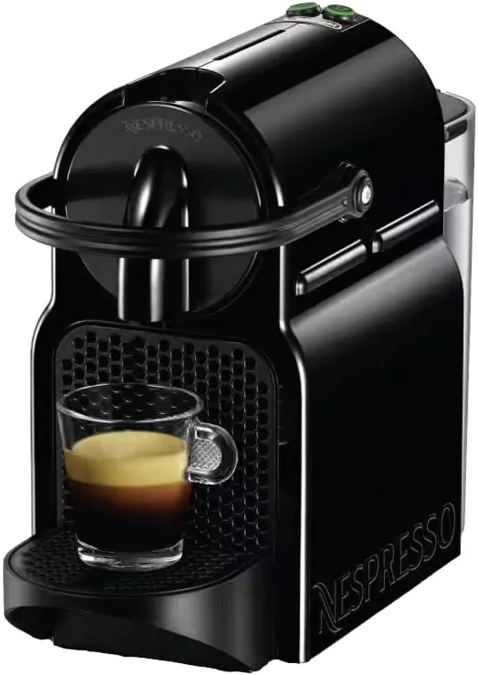 Nespresso ▫️ De'Longhi Inissia EN80.B - Máquina de café de cápsulas 19 bar, desligamento automático, cor preta