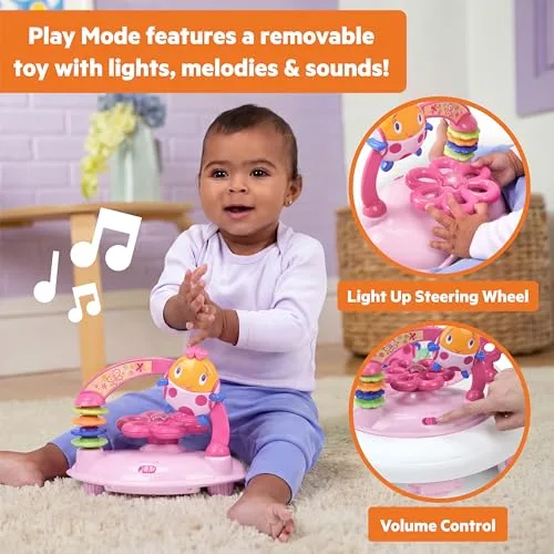 Bright Starts ▫️ 60287 - Andador rosa com brinquedos 5