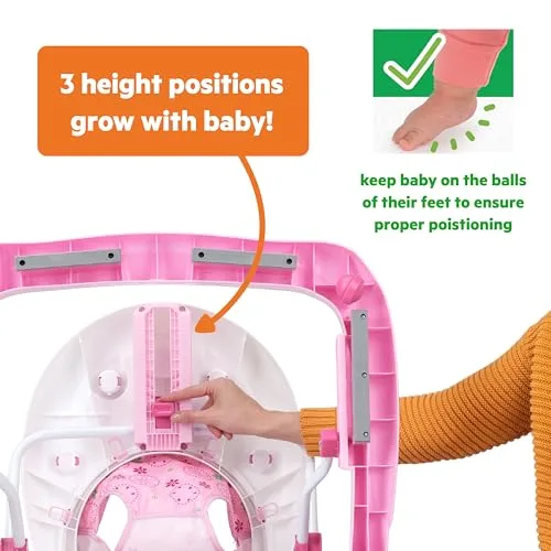 Bright Starts ▫️ 60287 - Andador rosa com brinquedos 6