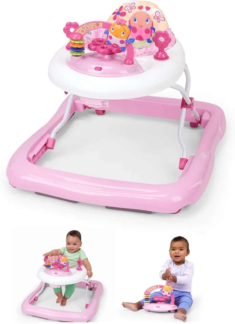Bright Starts ▫️ 60287 - Andador rosa com brinquedos