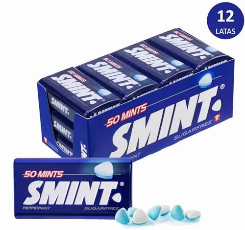 Smint ▫️ Tin Menta, Caramelo Comprimido Sem Açúcar - 12 unidades de 35 g (Total: 420 g) 2