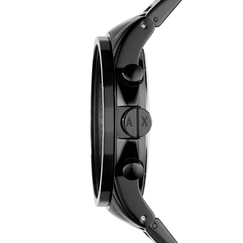 Armani Exchange ▫️ Relógio para homem, movimento cronógrafo de quartzo e caixa de 45 mm com bracelete em aço inoxidável 2