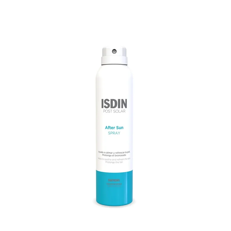 Isdin After Sun Spray, efeito calmante e refrescante, hidratação e reparação intensas - 200 ml