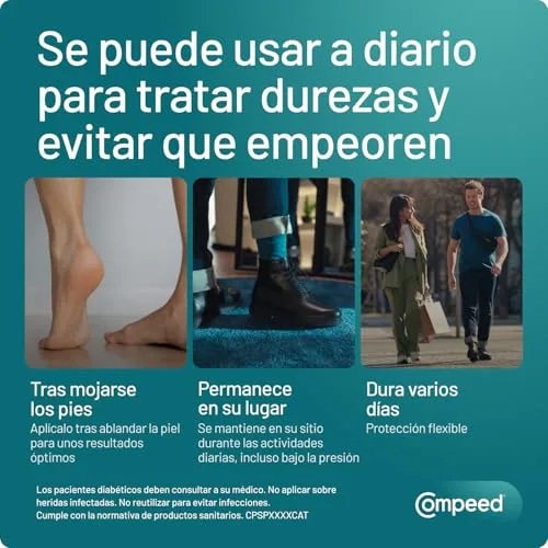 Compeed ▫️ para Calos Médios, Pensos Hidrocoloides para os Pés, Embalagem de 6 unidades 4
