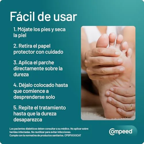 Compeed ▫️ para Calos Médios, Pensos Hidrocoloides para os Pés, Embalagem de 6 unidades 6