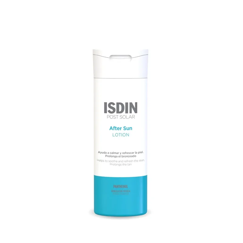ISDIN After Sun Lotion, Efeito calmante e refrescante, hidratação e reparação intensas - 200 ml