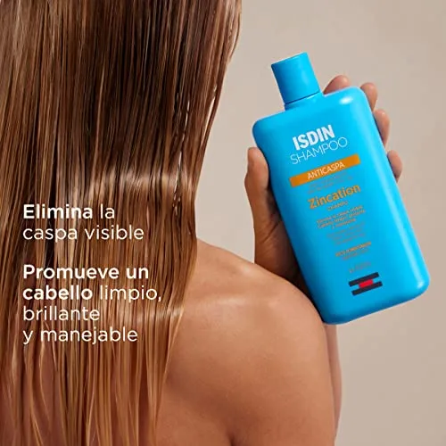 ISDIN ▫️ Zincation Champô Anticaspa para Cabelo Oleoso e Seco - 400 ml 3