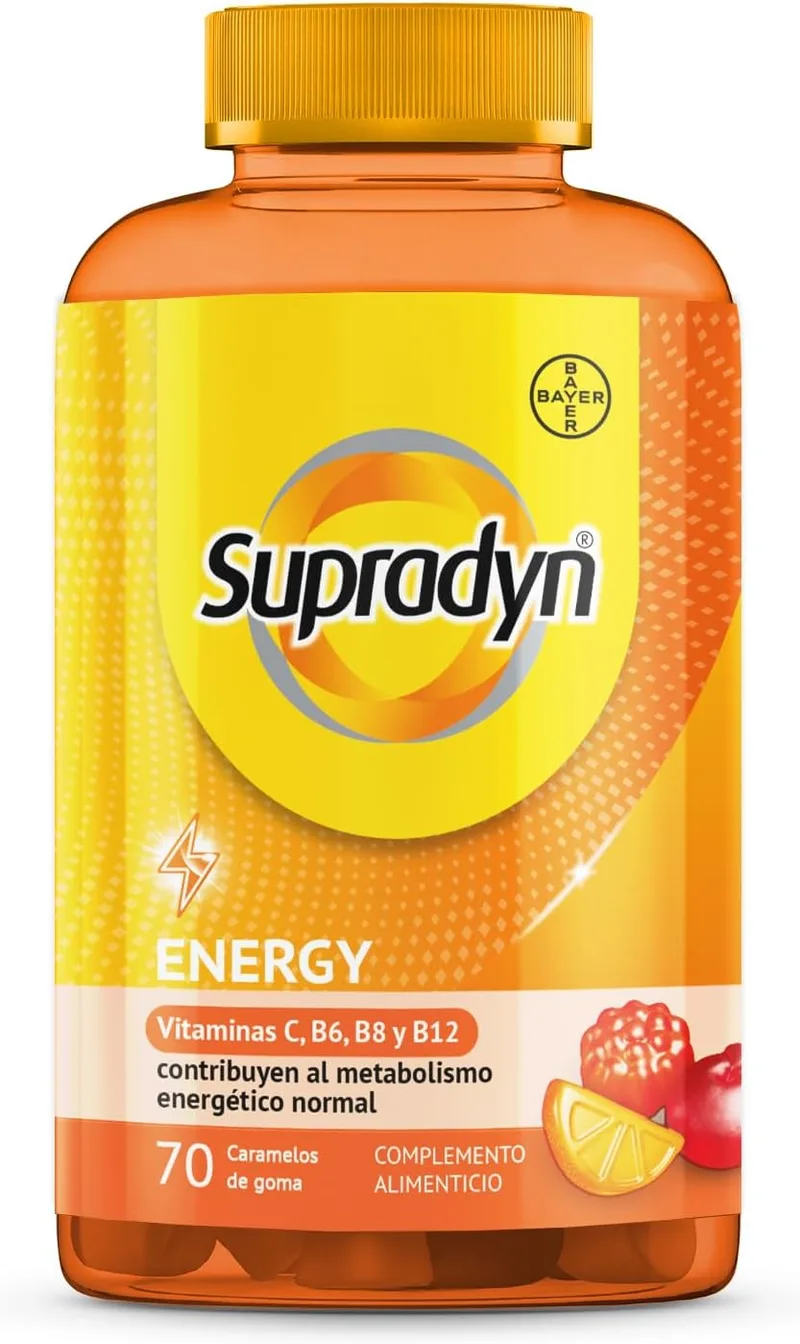 Supradyn ▫️ Energy Gummies 70 gomas, para homens e mulheres