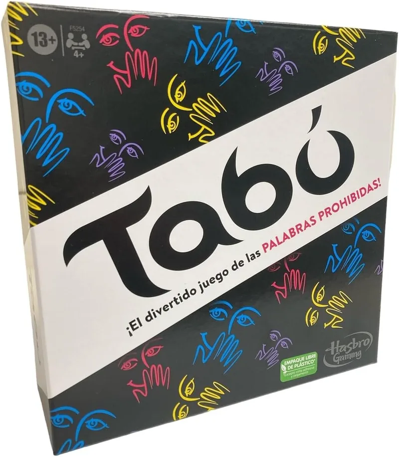 Hasbro Gaming ▫️ Classic Taboo Game - Jogo de adivinhação de palavras para adolescentes e adultos a partir dos 13 anos - Jogo de tabuleiro para festas de 4 ou mais jogadores