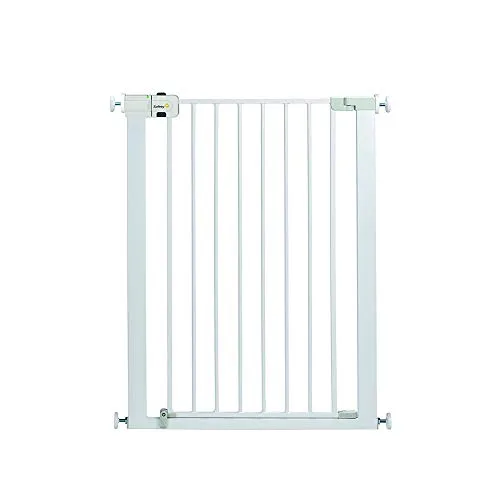 Safety 1st ▫️ Barreira de segurança Easy Close Extra Tall em metal, com 91 cm de altura, para crianças, escadas, portas e compartimentos com dimensões entre 73 e 80 cm, também adequada para cães em ambientes interiores, em metal branco 4