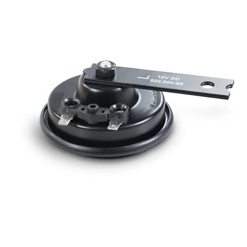 HELLA ▫️ Buzina STYLE HORN S90 12 V 111 dB (A), gama de frequências 415 Hz, som agudo elétrico, cor da caixa vermelho/preto, ligação por ficha plana, Quantidade: 1, 3AL 922 000-951 4