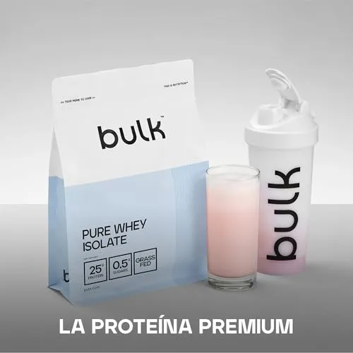 BULK POWDERS ▫️ Proteína de soro de leite isolada a granel, morango, 1 kg 5
