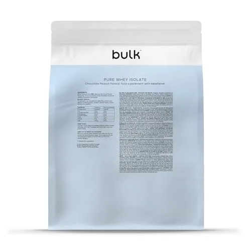 Bulk ▫️ Pure Whey Isolate 90, Chocolate com Amendoim, 1 kg 6