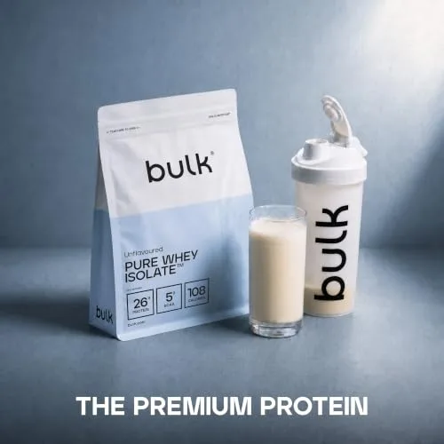 Bulk ▫️ Isolado de proteína de soro de leite a granel, sem sabores adicionados, 1 kg 2