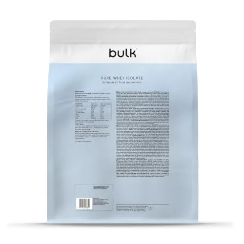Bulk ▫️ Isolado de proteína de soro de leite a granel, sem sabores adicionados, 1 kg 7