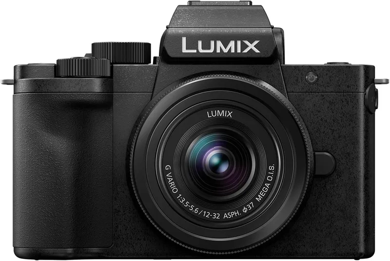 Panasonic ▫️ Lumix DC-G100DKEGK Câmara Micro Four Thirds sem espelho com lente Lumix G Vario F3.5-5.6, 20,3 MP, vídeo 4K a 30p e FHD a 60, câmara para vlogging, ecrã com ângulo de visão ajustável, USB-C, preta